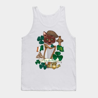 Pat the Irish Cat Tank Top